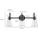 Camellia 3 Light 22 inch Polished Nickel Vanity Light Wall Light